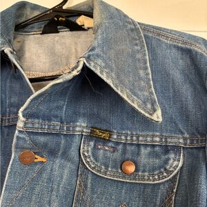 Vintage 70s Wrangler denim jacket Sz 40 M